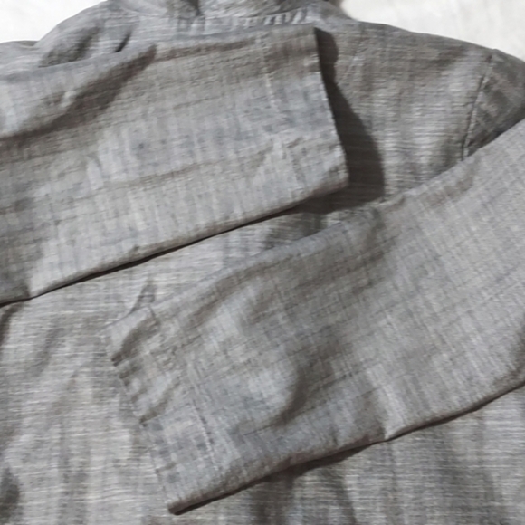 Disney World Minnie Mouse Rain Jacket Gray Glittery Logo Size Medium - Picture 13 of 15